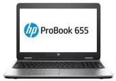 HP ProBook 655 G3 15" - Noir et argent - 256Go - 8Go - Radeon R5 - A8-9600B - AZERTY