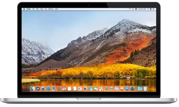 MacBook Pro 15.4 2015 - Argent - 1000Go - 16Go - HD Graphics 5200 - i7 2,2 GHz - AZERTY 
