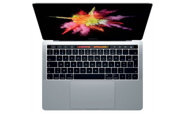 MacBook Pro Touch Bar 13" 2017 - i7 3,5 GHz - 16 - 1000 - Iris Graphics 650 - Gris Sidéral - AZERTY