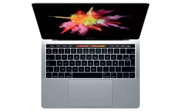 MacBook Pro Touch Bar 13" 2017 - i7 3,5 GHz - 16 - 1000 - Iris Graphics 650 - Gris Sidéral - AZERTY 