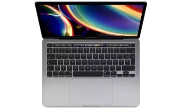 MacBook Pro Touch Bar 13" 2020 - Gris Sidéral - 256Go - 8Go - Intel Iris Plus - i5 1,4 GHz - AZERTY 