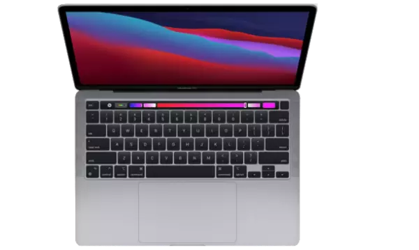 MacBook Pro Touch Bar 13" 2020 - M1 - 8 - 256 - M1 GPU - 8 cœurs - Gris Sidéral - AZERTY 