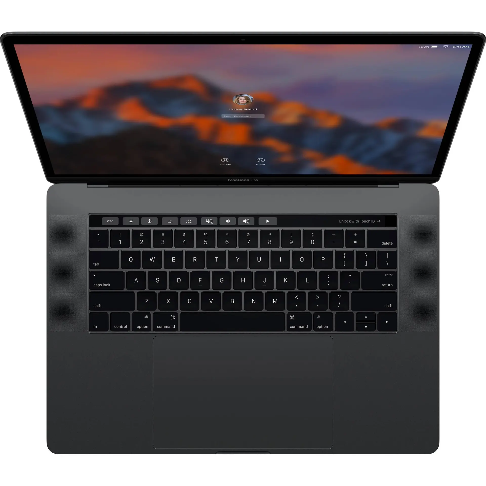 MacBook Pro Touch Bar 15,4" 2018 - i7 2,2 GHz - 16 - 256 - HD Graphics 630 - Gris Sidéral - AZERTY