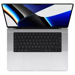 MacBook Pro Retina 16" M1 Pro 3,2Ghz 2021 - Apple M1 Pro 3,2Ghz - 10 - 16Go LPDDR5 - 512Go SSD - Apple GPU 16 - Argent - macOS - AZERTY