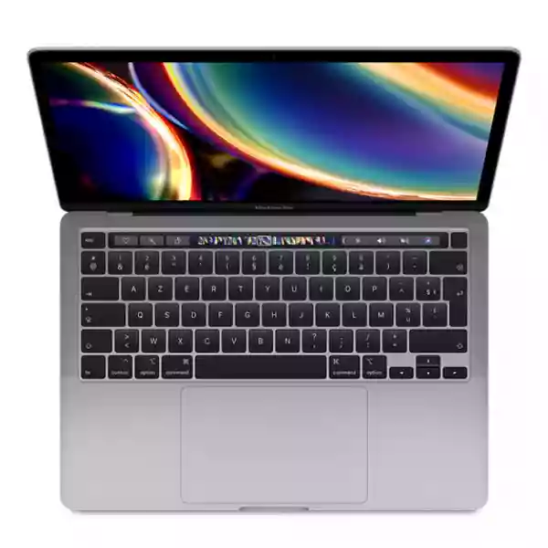 MacBook Pro Touch Bar 13" Core i7 1,7Ghz 2020 - Intel Core i7 1,7Ghz - 4 - 8Go LPDDR3 - 512Go SSD - Intel Iris Plus Graphics 645 - Gris Sidéral - macOS - AZERTY 