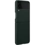 Coque Samsung Galaxy Z Flip 3 Premium Cuir Verte Samsung